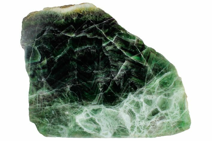 Colorful, Polished Fluorite Slab - China #297619